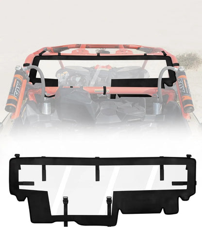 Soft Clear Rear Windshield Back Window for Can-Am Maverick X3 (2017–2024)