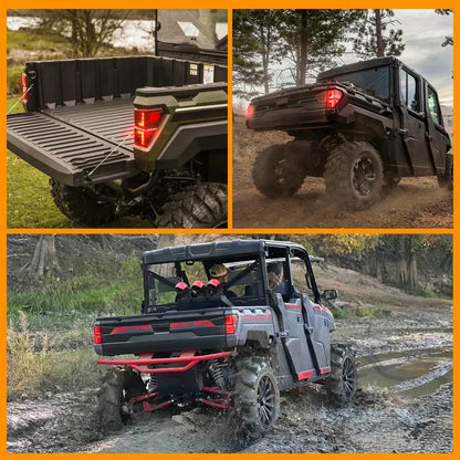 12V LED Stop and Tail Lights for Polaris Ranger XP 1000 (2017–2025)