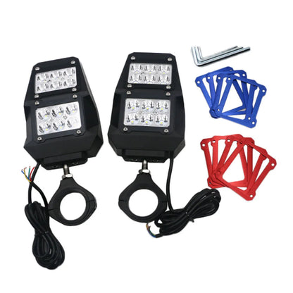 Side Mirrors with LED Lights for 1.5–2 Inch Roll Bars for UTV & SXS