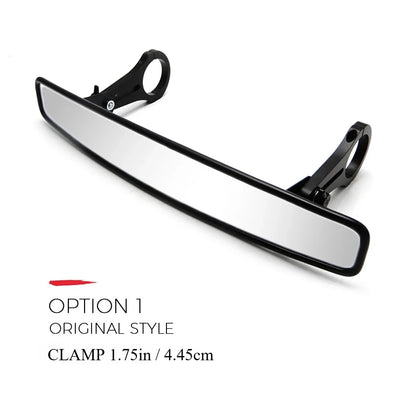 Wide Racing Center Mirror for 1.65–2 Inch Roll Bars for UTV & SXS