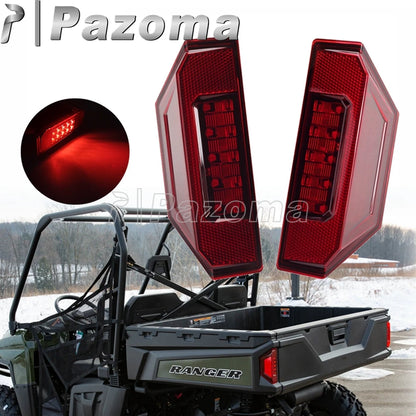 Waterproof LED Running and Brake Tail Lights for Polaris Ranger 570, Ranger XP 900 & More