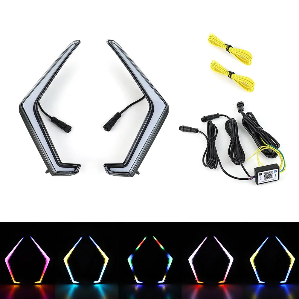 RGB Daytime Running Lights with Turn Signals for Polaris RZR XP 1000 & RZR XP Turbo