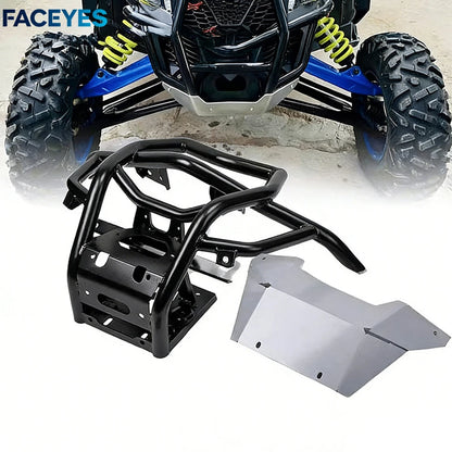 Metal Front Bumper, 52mm Tube, Black for Can-Am Maverick X3 (2017–2026)
