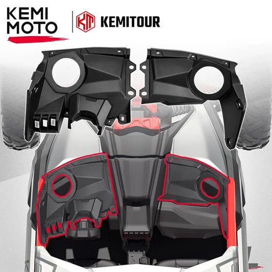 6.5-Inch Front Dash Speaker Pods for Can-Am Maverick X3 (2017–2026)