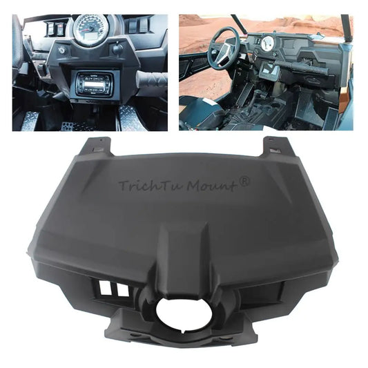 Matte Black Front Upper Console Dash Cover Panel for Polaris RZR 900, RZR XP Turbo & RZR XP 1000