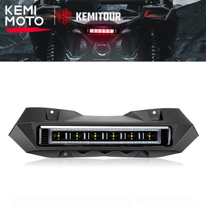 KEMIMOTO LED Rear Tail, Brake and Fog Light for Can-Am Maverick X3 (2017–2024)