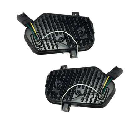 High/Low Beam LED Headlight with Halo Ring for Polaris Ranger XP 900 (2013)