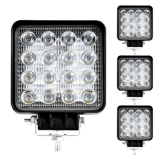 4800-Lumen LED Cube Pod Work Light for UTV & SXS