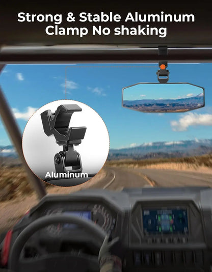 Aluminum Center Rearview Mirror for UTV & SXS