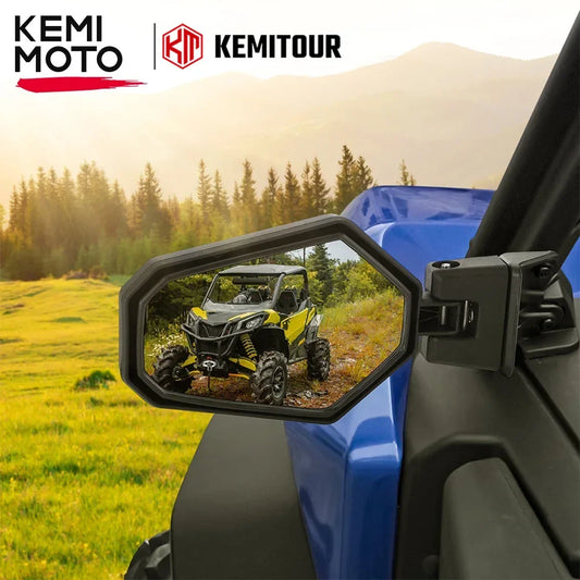 Adjustable Folding Side Rear View Mirror for Can-Am Maverick Sport, Maverick Trail & More