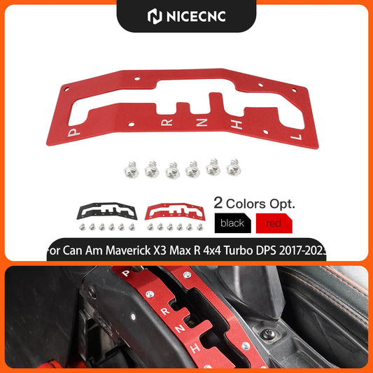 Billet Aluminum Shift Gate Plate for Can-Am Maverick X3 (2017–2023)