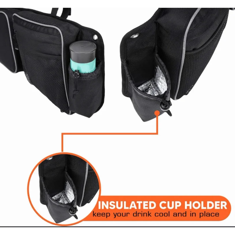 Front Door Storage Bags with Knee Pads for Polaris RZR XP 1000, RZR XP Turbo & RZR 900