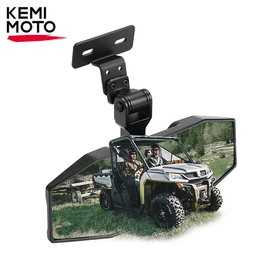 Center Rear View Mirror, Clamp Mount for CFMOTO UForce 1000, Polaris Ranger 1000 & More