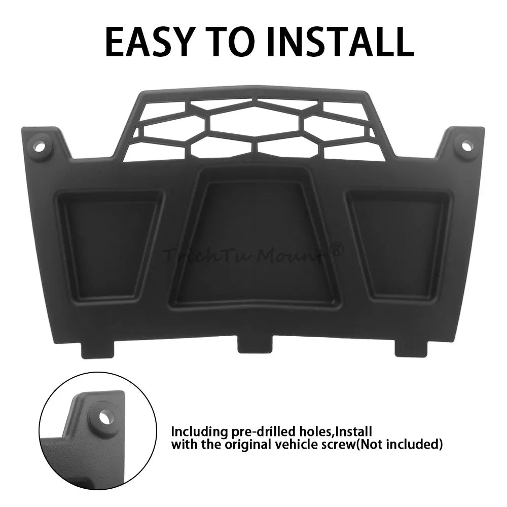 ABS Front Winch Cover Protector for Polaris RZR XP 1000, RZR XP Turbo & More