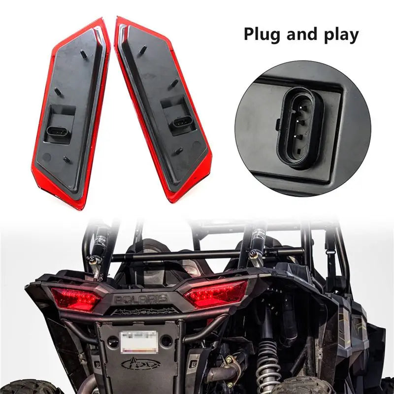 LED Tail Lights with Turn Signal and Brake for Polaris RZR XP 1000, RZR XP Turbo & RZR 900