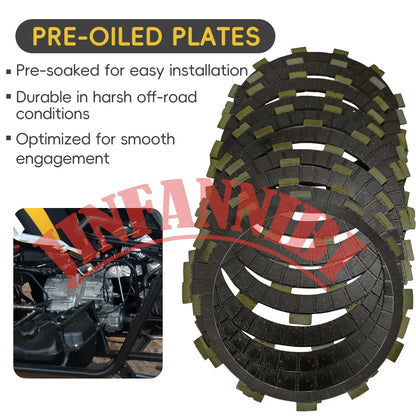 Clutch Friction and Steel Plate Kit for Yamaha YXZ1000R (2017–2023)
