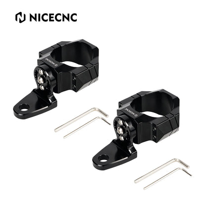 NICECNC LED Light & Flag Mount Bracket, 1.75–2 Inch for UTV & SXS