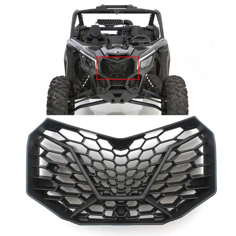 Front Main Mesh Radiator Grille for Can-Am Maverick X3 (2017–2023)