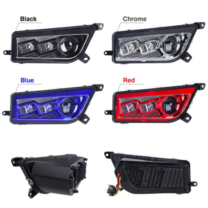 DOT LED Headlights with Turn Signals and DRL for Polaris RZR XP 1000, RZR XP Turbo & More