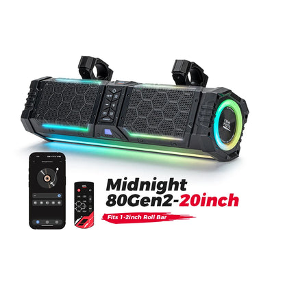 Aluminum Roll Bar Sound Bar Audio System for UTV & SXS