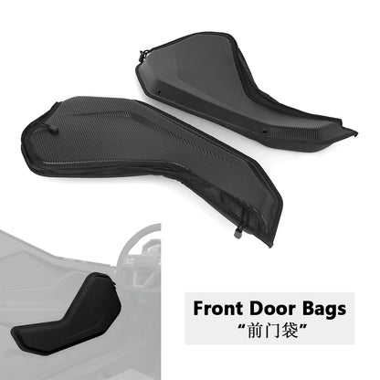 Front Door Storage Bags, Carbon Fiber Look for Polaris RZR Pro XP & RZR Pro R