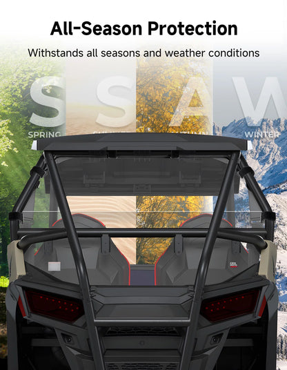 Hard-Coated PC Rear Vented Windshield for Polaris RZR Trail (2021–2026)