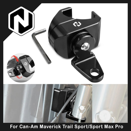 NICECNC Aluminum Whip Light Mount for Can-Am Defender, Commander & More
