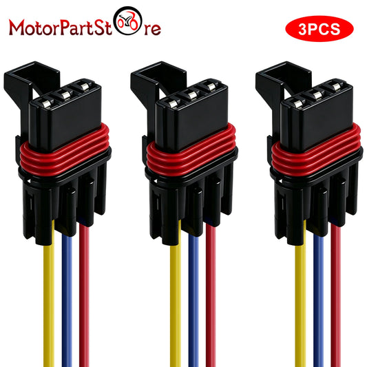 Pulse Power Plug Connector Pigtails (3-Pack) for Polaris Ranger XP 1000, RZR Pro XP & General