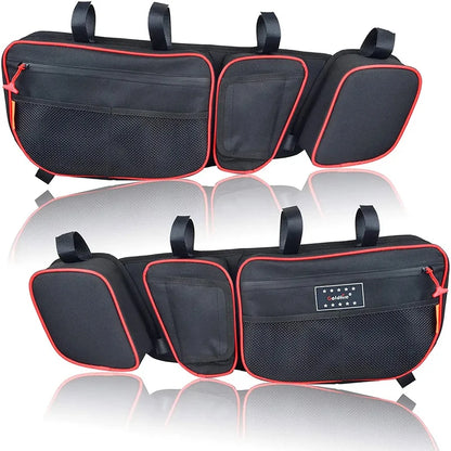 Front Upper Door Bags with Removable Knee Pads for Can-Am Maverick X3 (2017–2026)