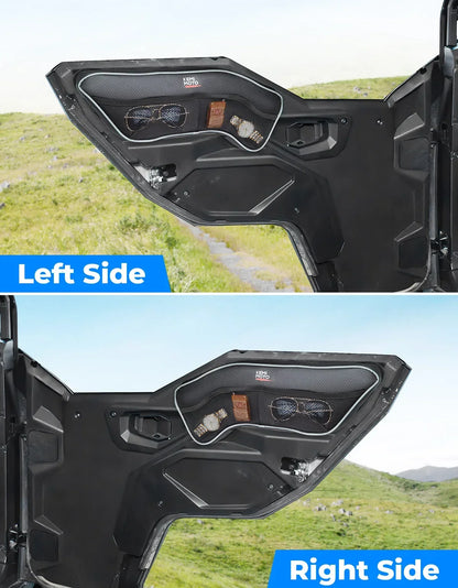 Front Upper Door Storage Bags (Pair) for Polaris General (2016–2026)