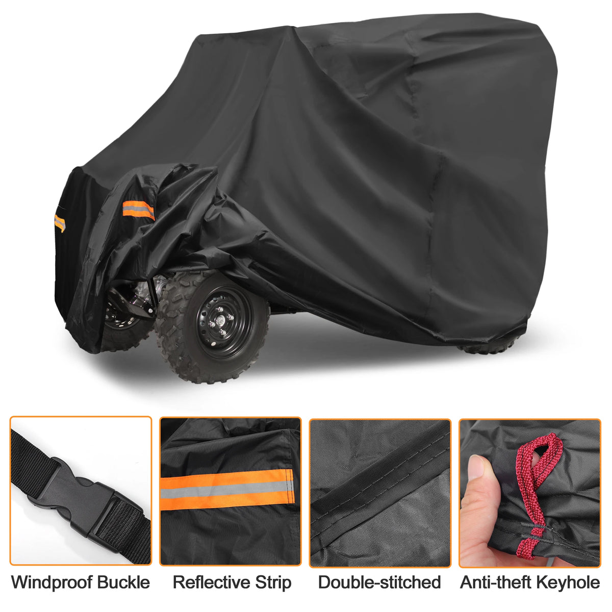 Waterproof 210D Outdoor Storage Cover for Honda Pioneer 700 (2014–2026)
