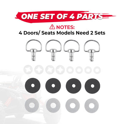 Roof Quick-Release Bolts (4-Pack) for Can-Am Maverick X3 (2017–2024)