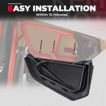Lower Door Panel Inserts with Metal Frame, 2-Door for Can-Am Maverick X3 (2017–2026)