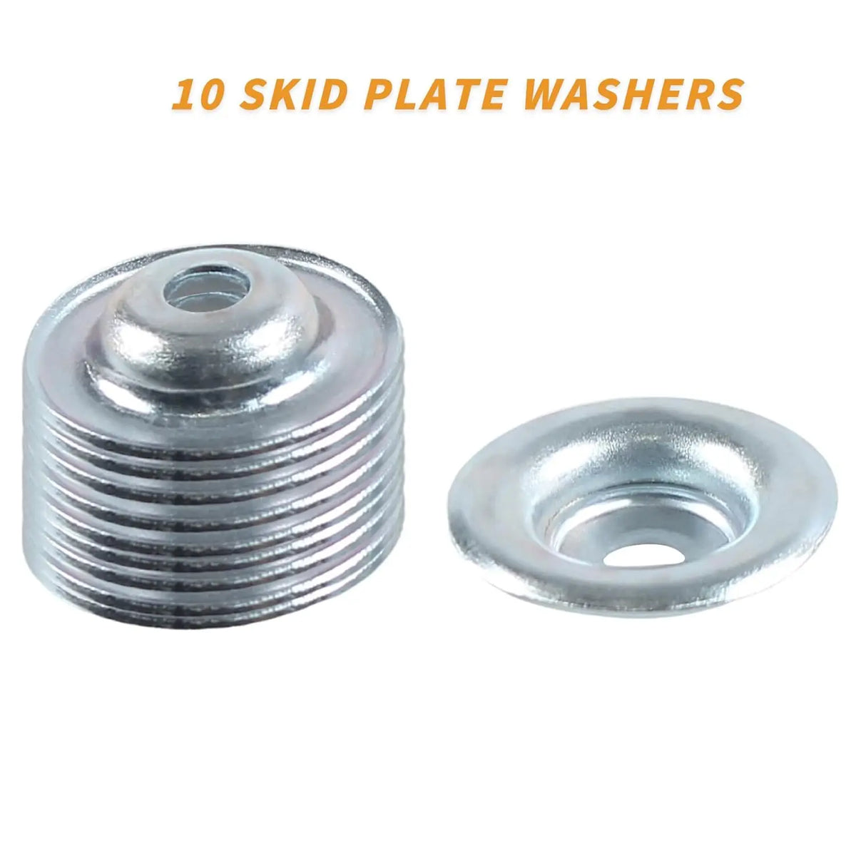 Skid Plate Washer & Bolt Kit (10-Piece) for Polaris RZR XP 1000, RZR XP Turbo & More