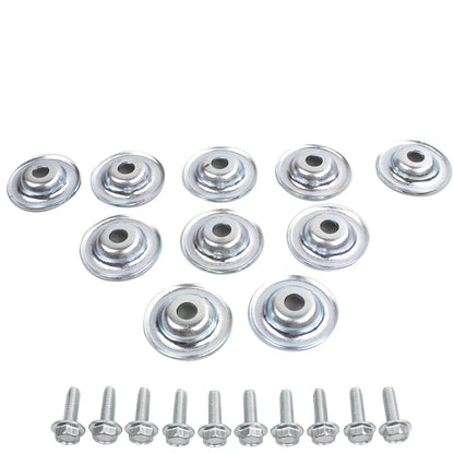 Skid Plate Washer and Bolt Kit, 10-Piece for Polaris RZR 570, RZR 900 & RZR XP 1000