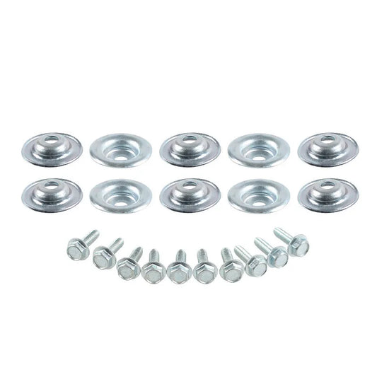 Skid Plate Washer and Metric Bolt Kit, 20-Piece for Polaris General, RZR 570 & More
