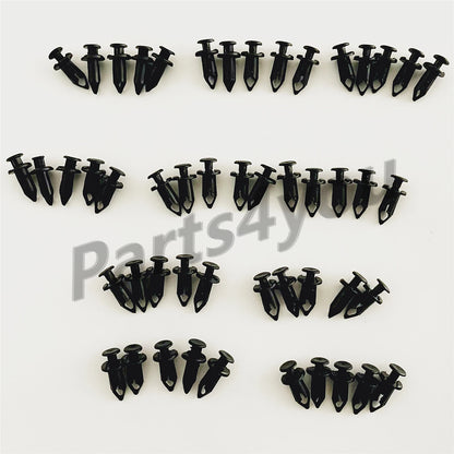 Plastic Push Fender Rivets (50-Pack) for Can-Am Maverick X3, Commander & Defender