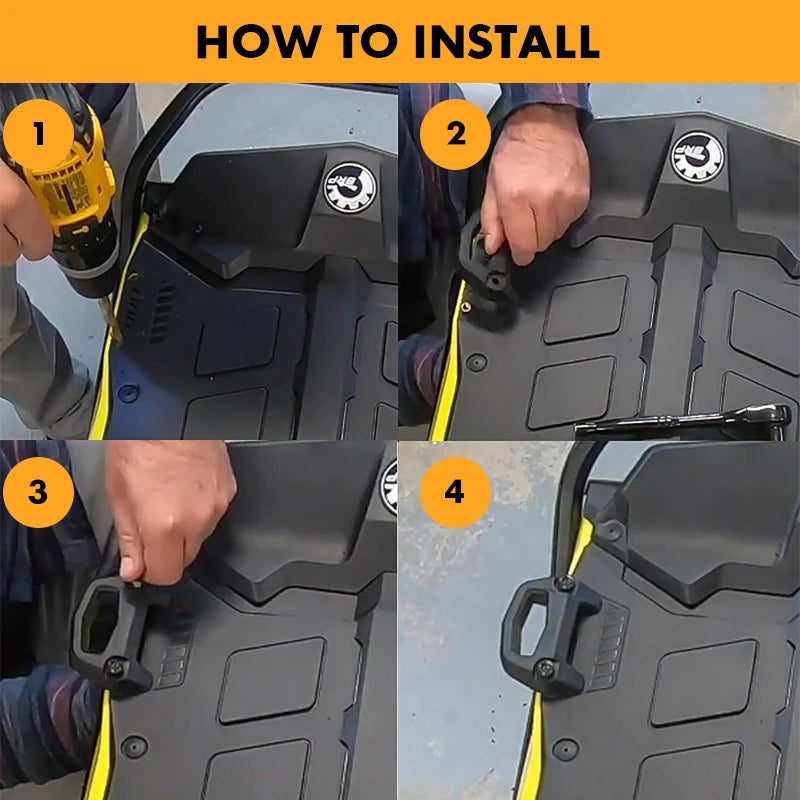 Quick-Attach Cargo Rack Base Fastener for Can-Am Maverick Sport, Defender & Maverick Trail