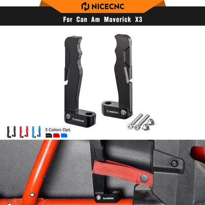 Billet Aluminum Door Handle Kit for Can-Am Maverick X3 (2017–2019)