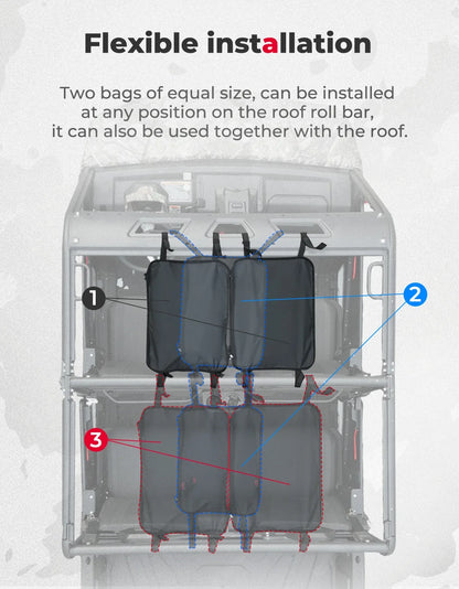 Overhead Storage Bag (OEM #5HYV-809200 Style) for CFMOTO UForce 1000 (2019–2025)