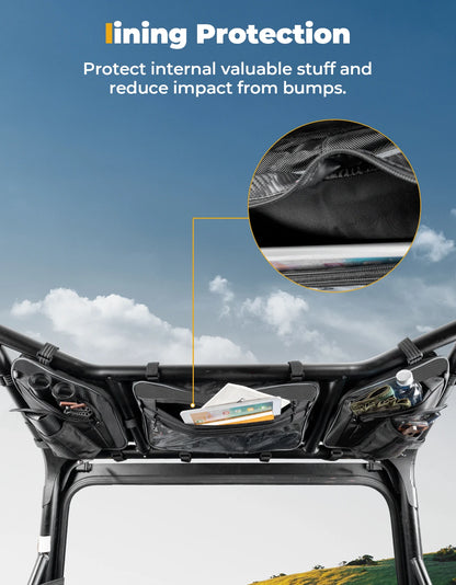 1680D Overhead Roof Storage Bag, Anti-Sag for Polaris RZR XP 1000 (2024–2026)
