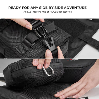 1680D Side Storage Bags with Removable Knee Pads for Polaris RZR XP 1000, RZR XP Turbo & RZR 900