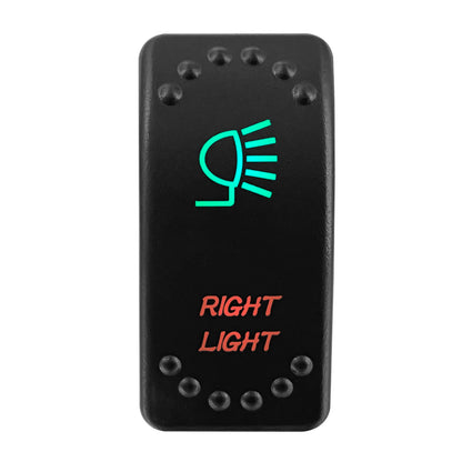 4x4/2x4 Rocker Switch, Red & Green LED for UTV & SXS