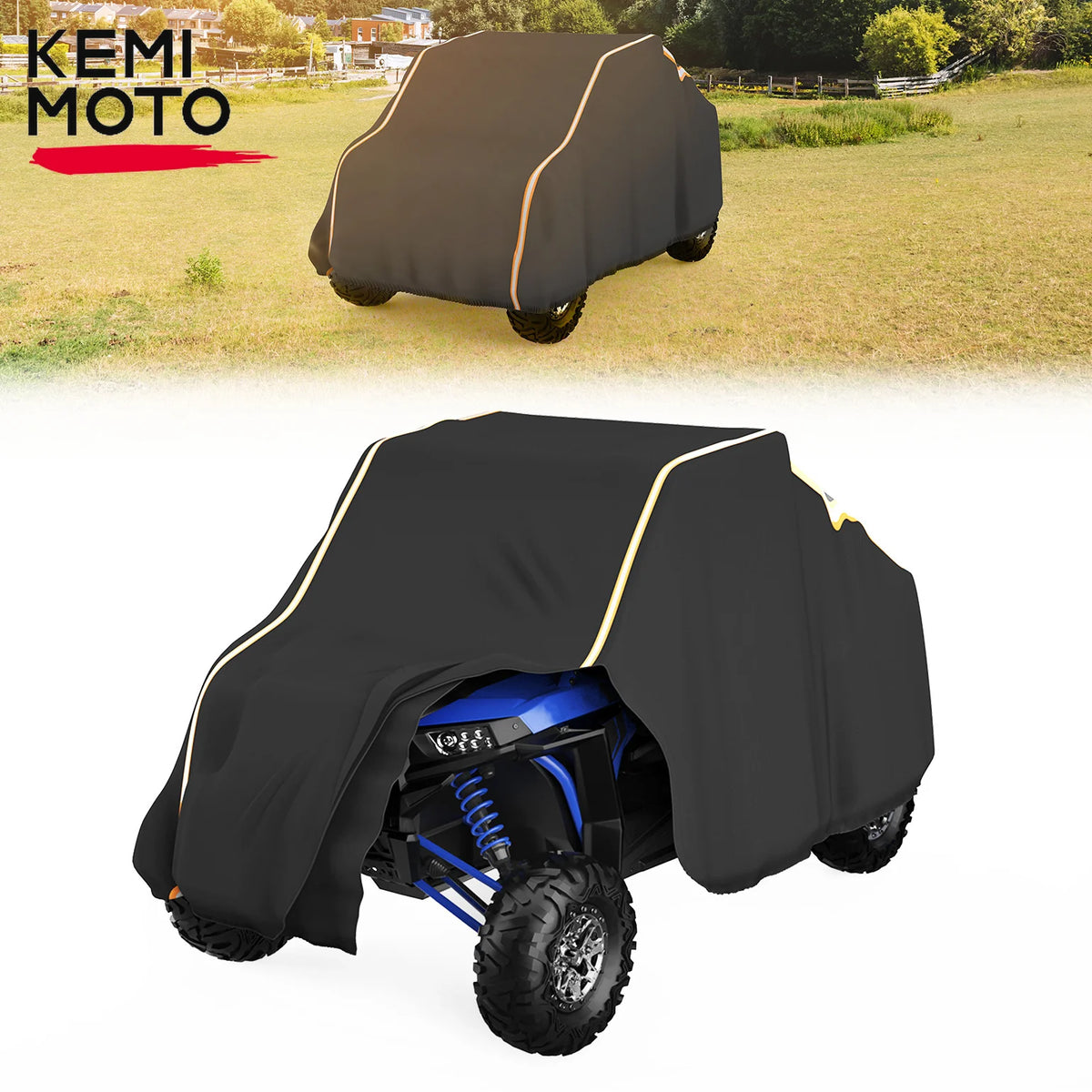 KEMIMOTO Utility Vehicle Storage Cover for Polaris RZR XP 1000 & RZR XP Turbo