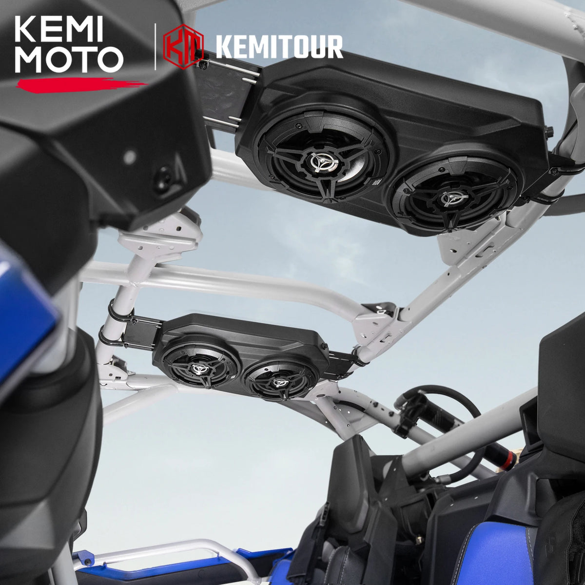 Bluetooth Sound System with 6.5-Inch Speakers for UTV & SXS