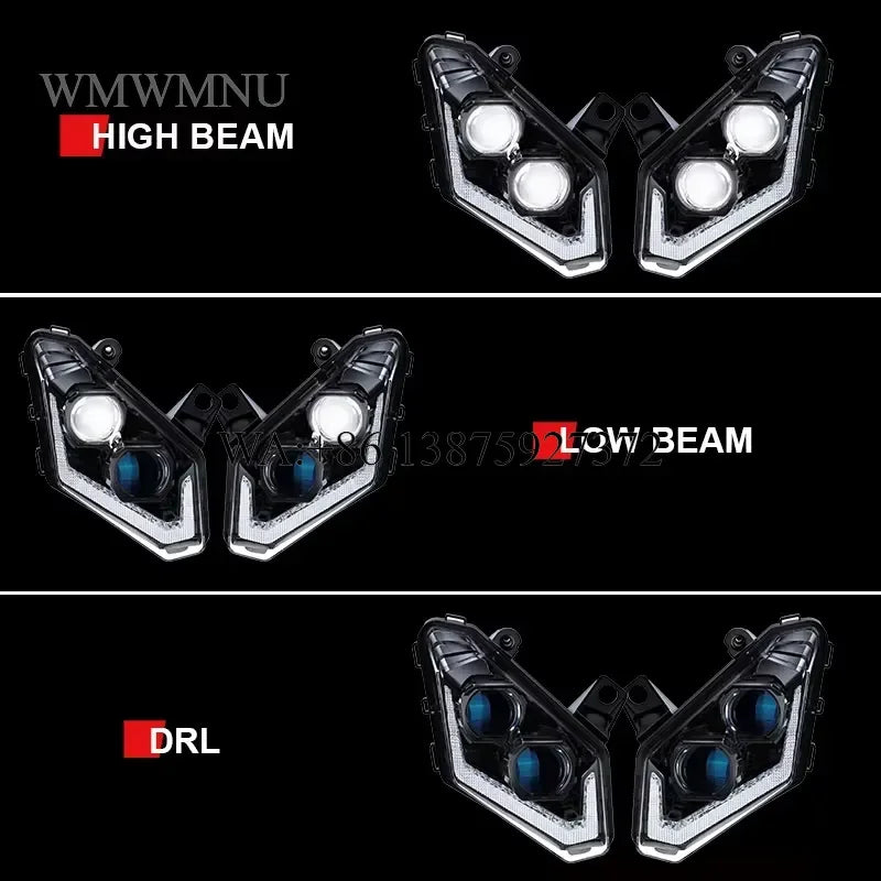 120W LED Headlight Assembly for Can-Am Maverick X3 (2017–2025)