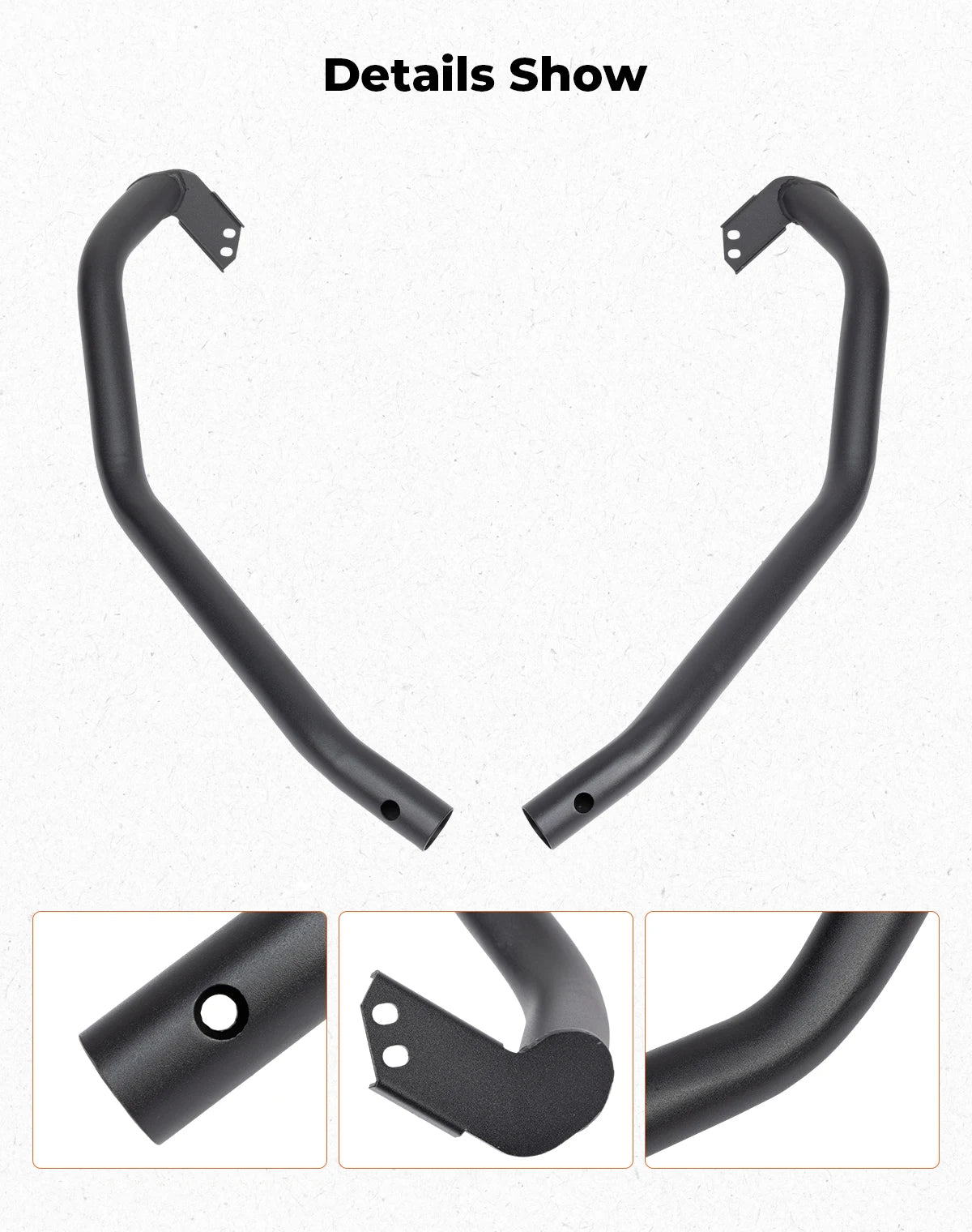Front Corner Bumper, 38mm Steel Tube for Can-Am Commander (2021–2024)