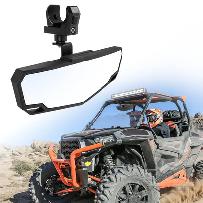 Low-Profile 360° Adjustable Side Mirrors, Aluminum Clamp for UTV & SXS
