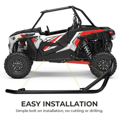 KEMIMOTO Nerf Bar Side Steps for Polaris RZR XP 1000, RZR XP Turbo & More