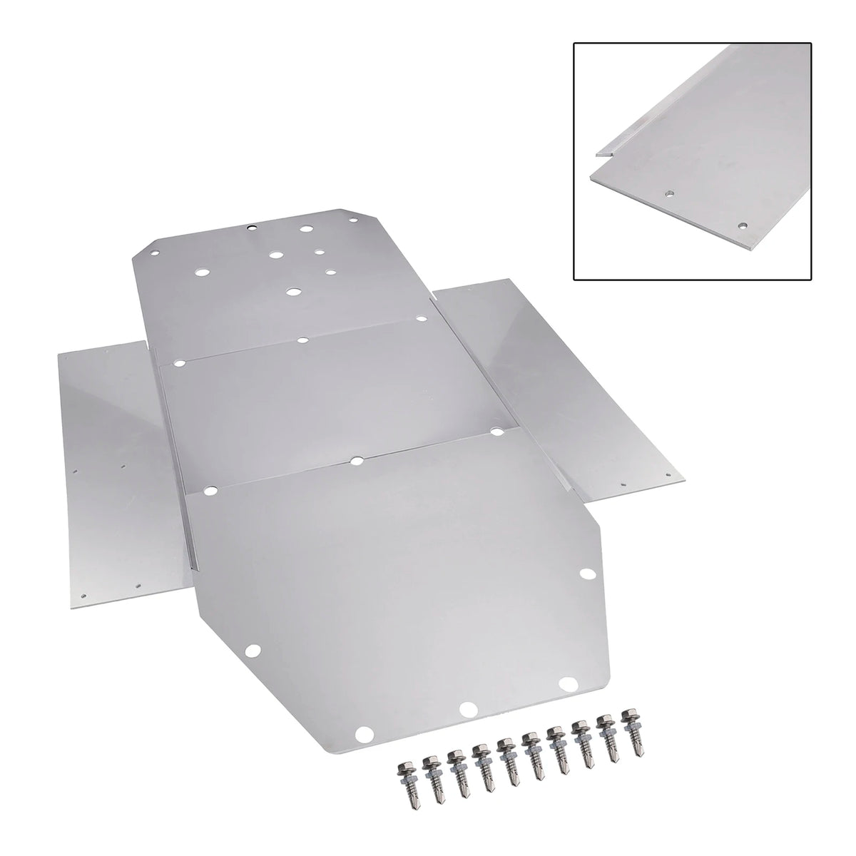 Aluminum Chassis Skid Plate Guard for Polaris RZR 900 (2015–2016)